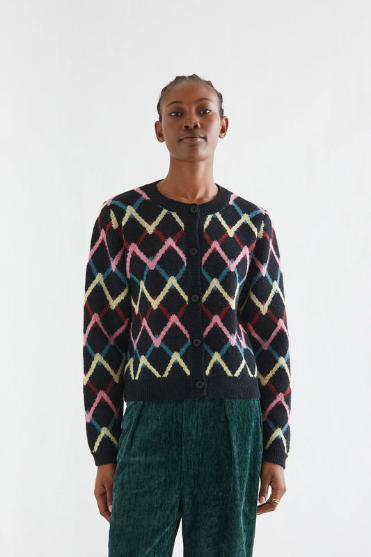 Cárdigan con estampado Skein