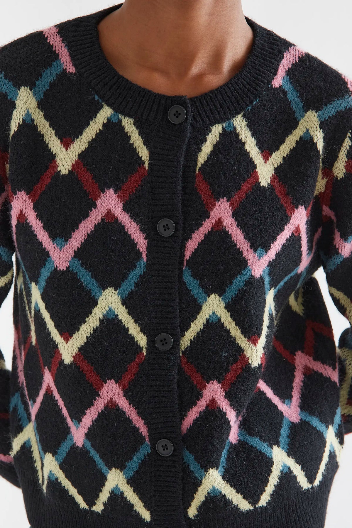 Cárdigan con estampado Skein