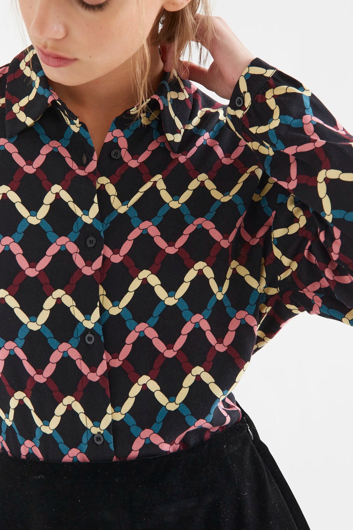 Camisa con estampado Skein