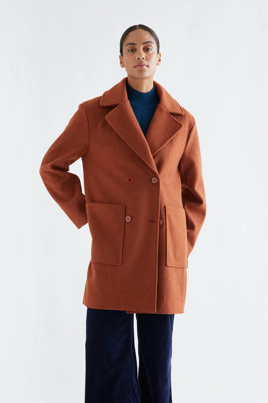 Long brown coat