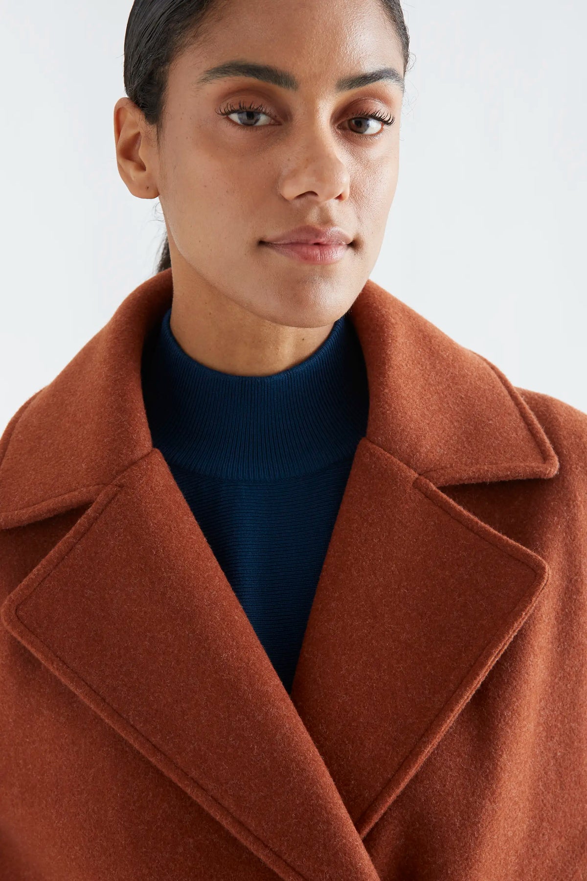 Long brown coat