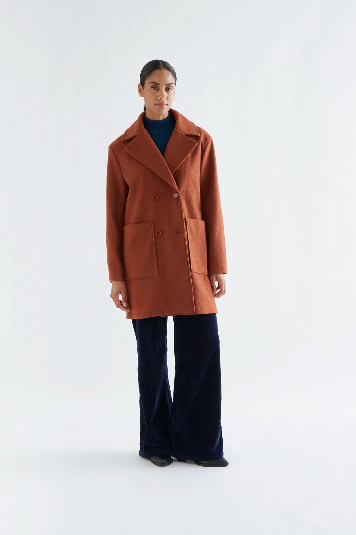 Long brown coat