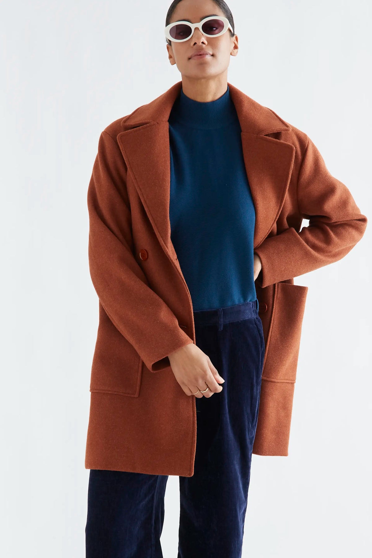 Long brown coat