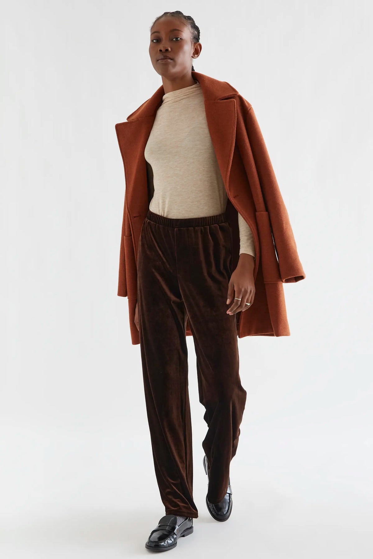 Pantalón de terciopelo marrón