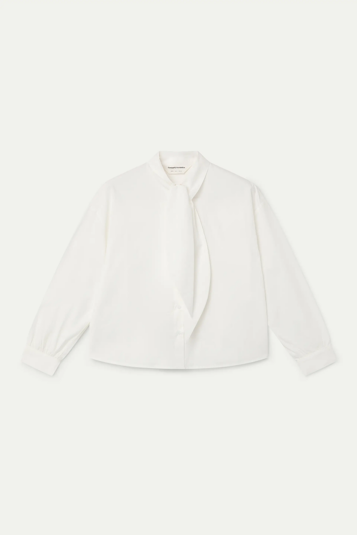 Camisa 100% algodón con maxi lazada