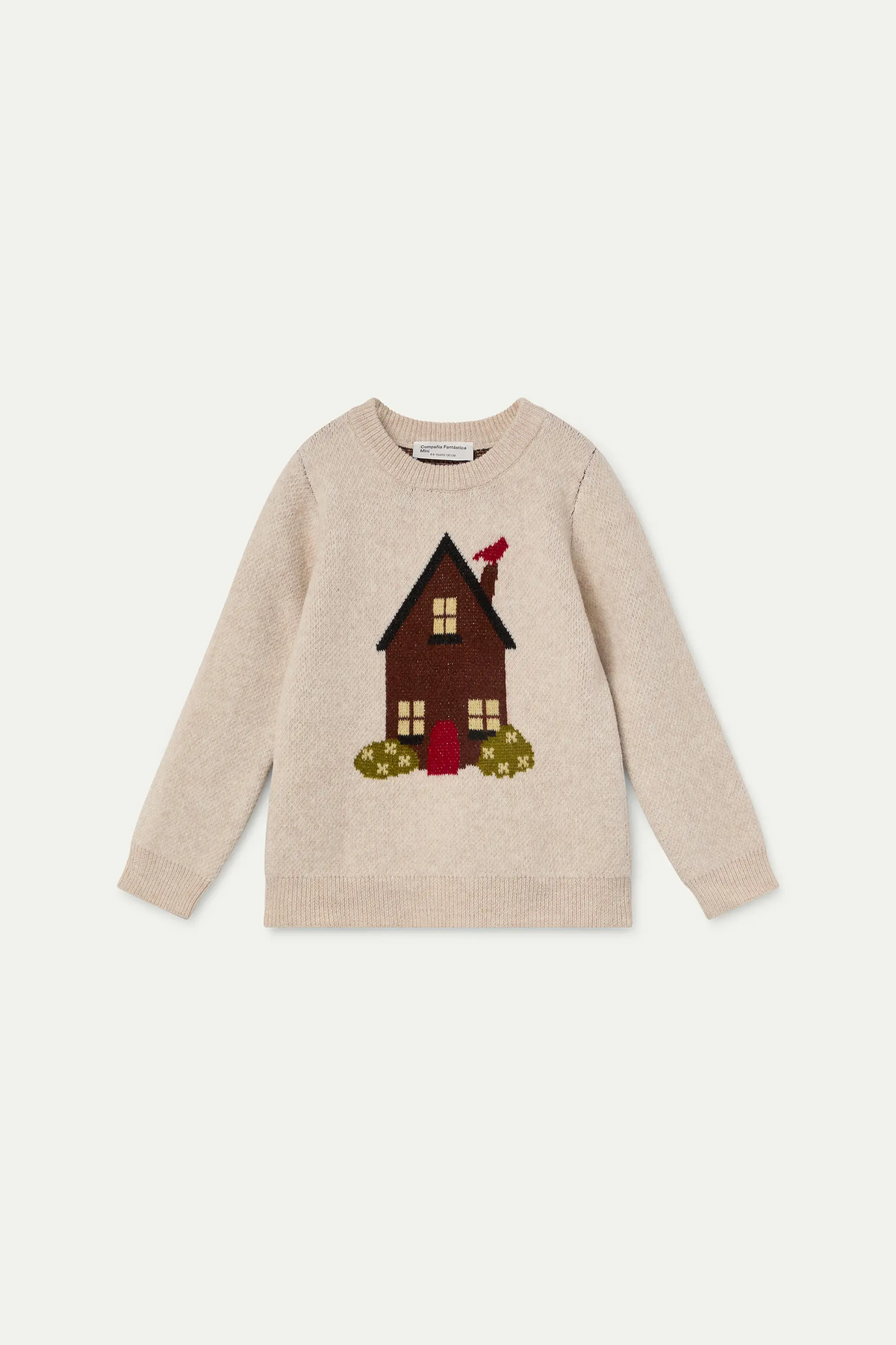 Jersey de niña con estampado Casa