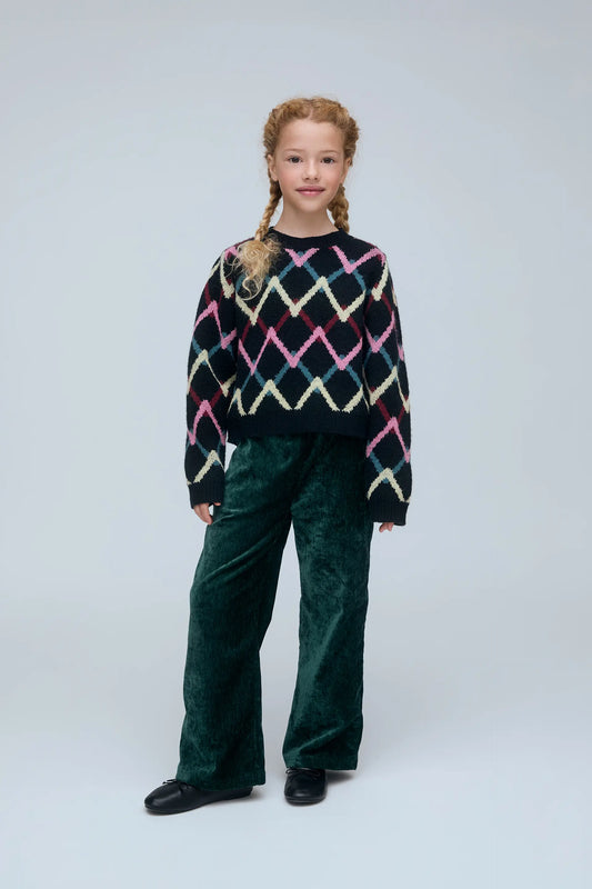 Jersey de niña con estampado Skein
