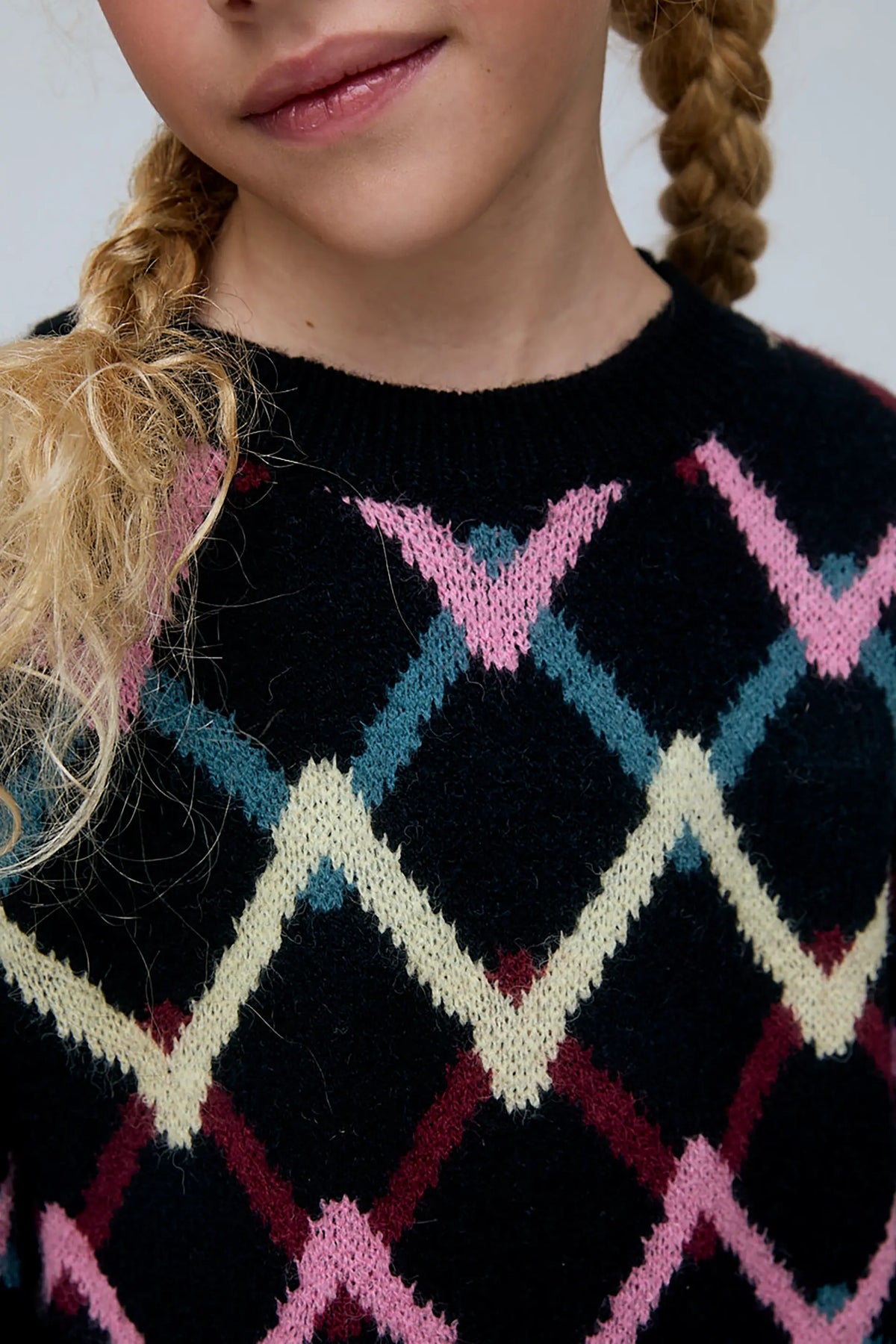 Jersey de niña con estampado Skein