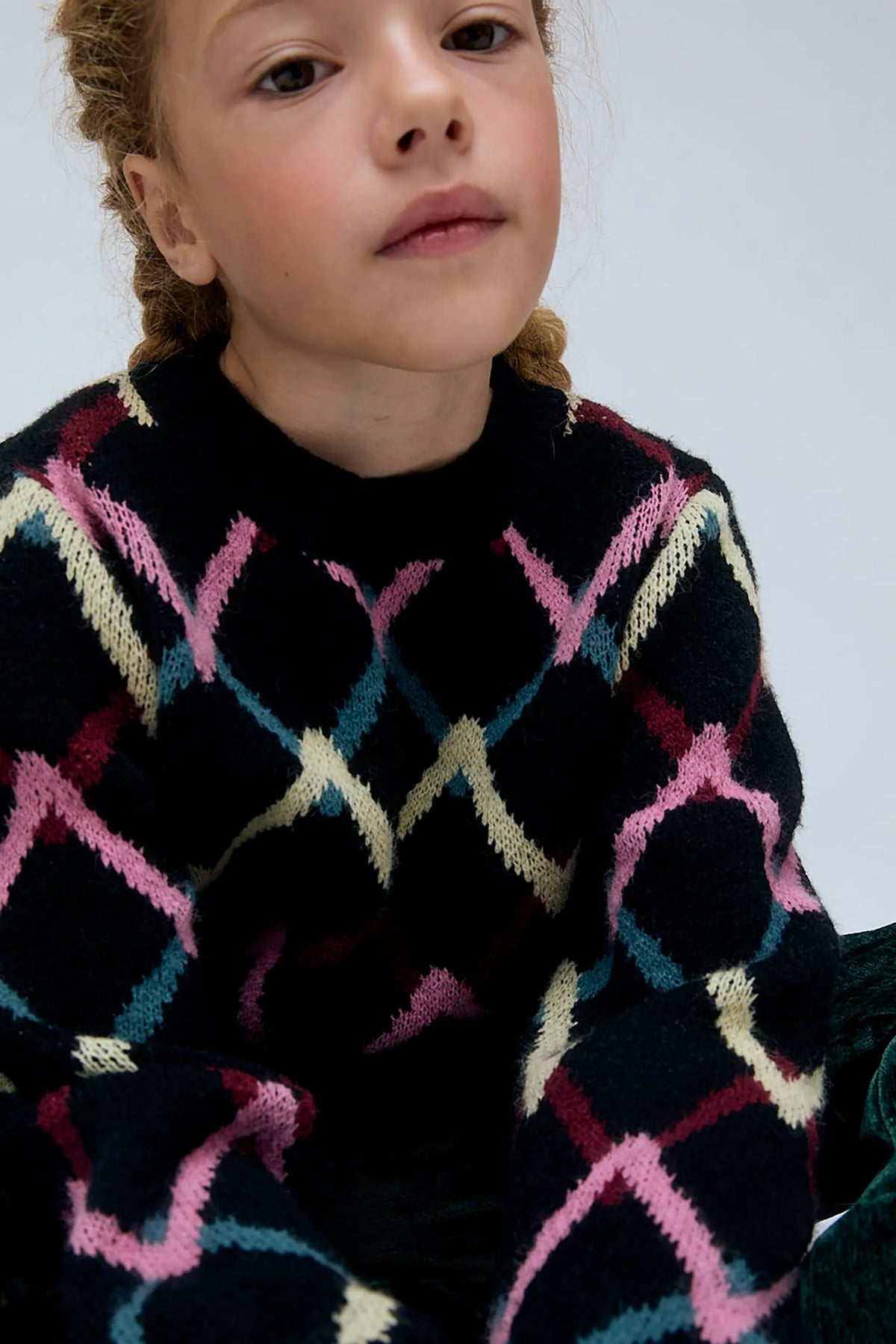 Jersey de niña con estampado Skein
