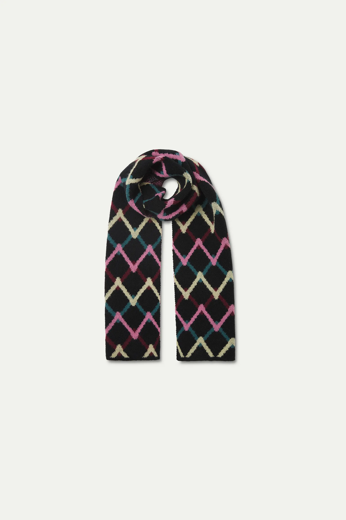 Bufanda de niña con estampado Skein