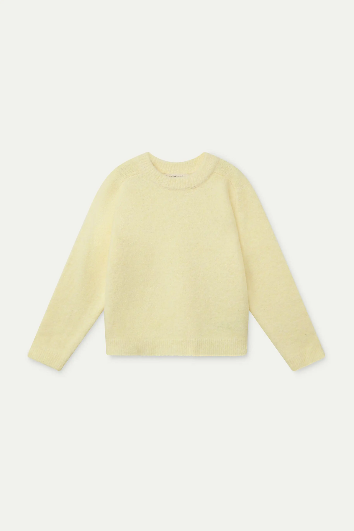 Jersey de niña amarillo claro