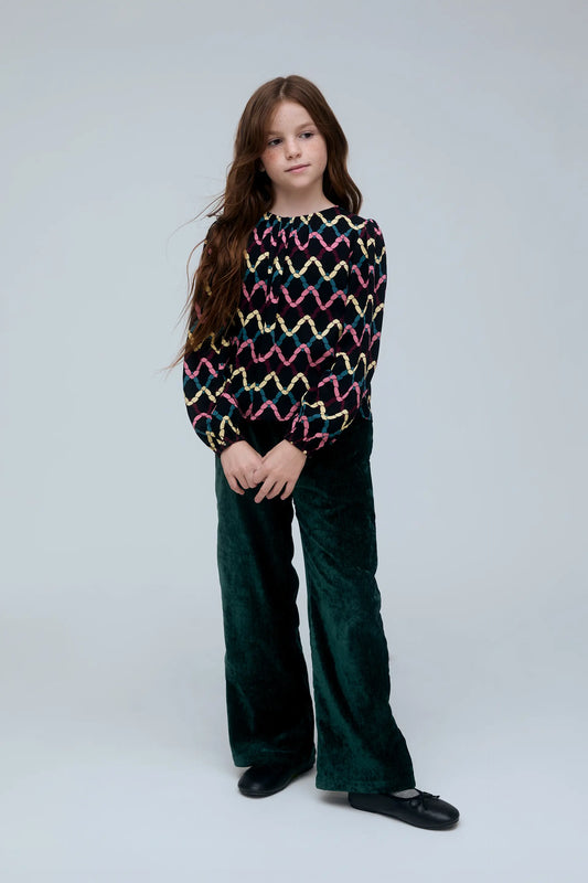 Top de niña con estampado Skein
