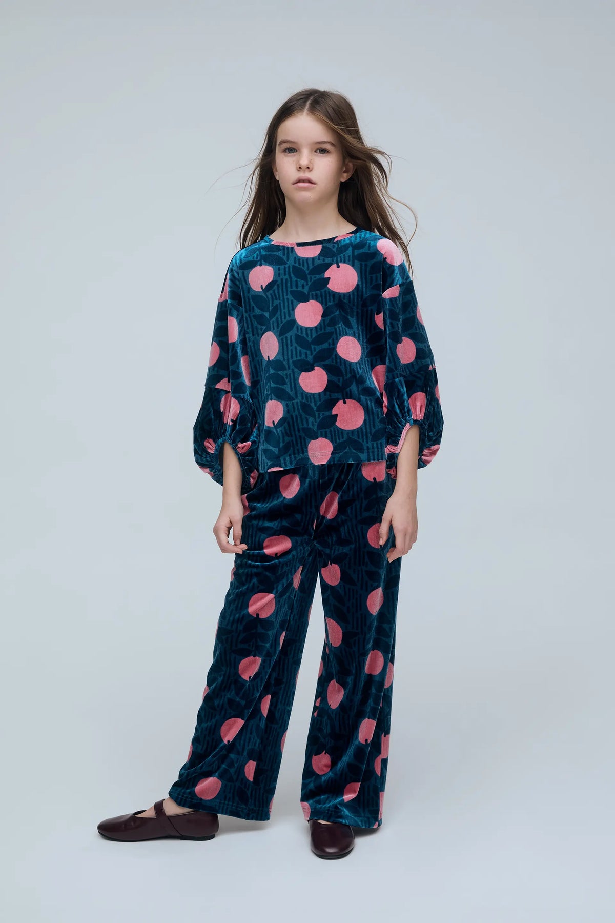Top de niña con estampado Lychee