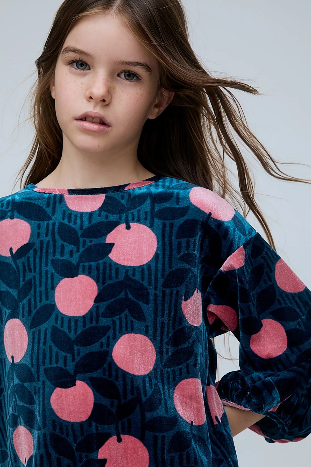 Top de niña con estampado Lychee