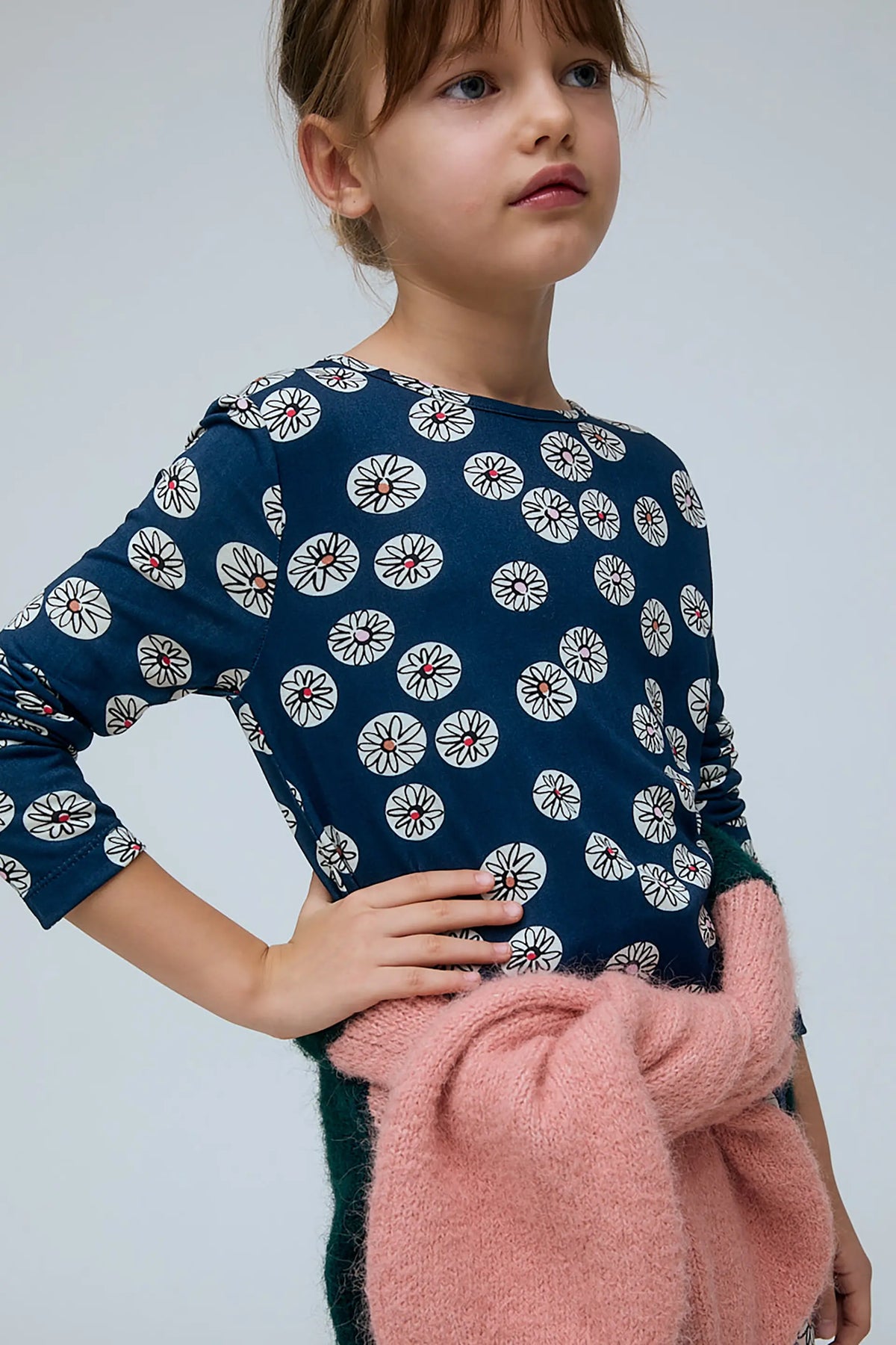 Camiseta de niña con estampado Carthamus