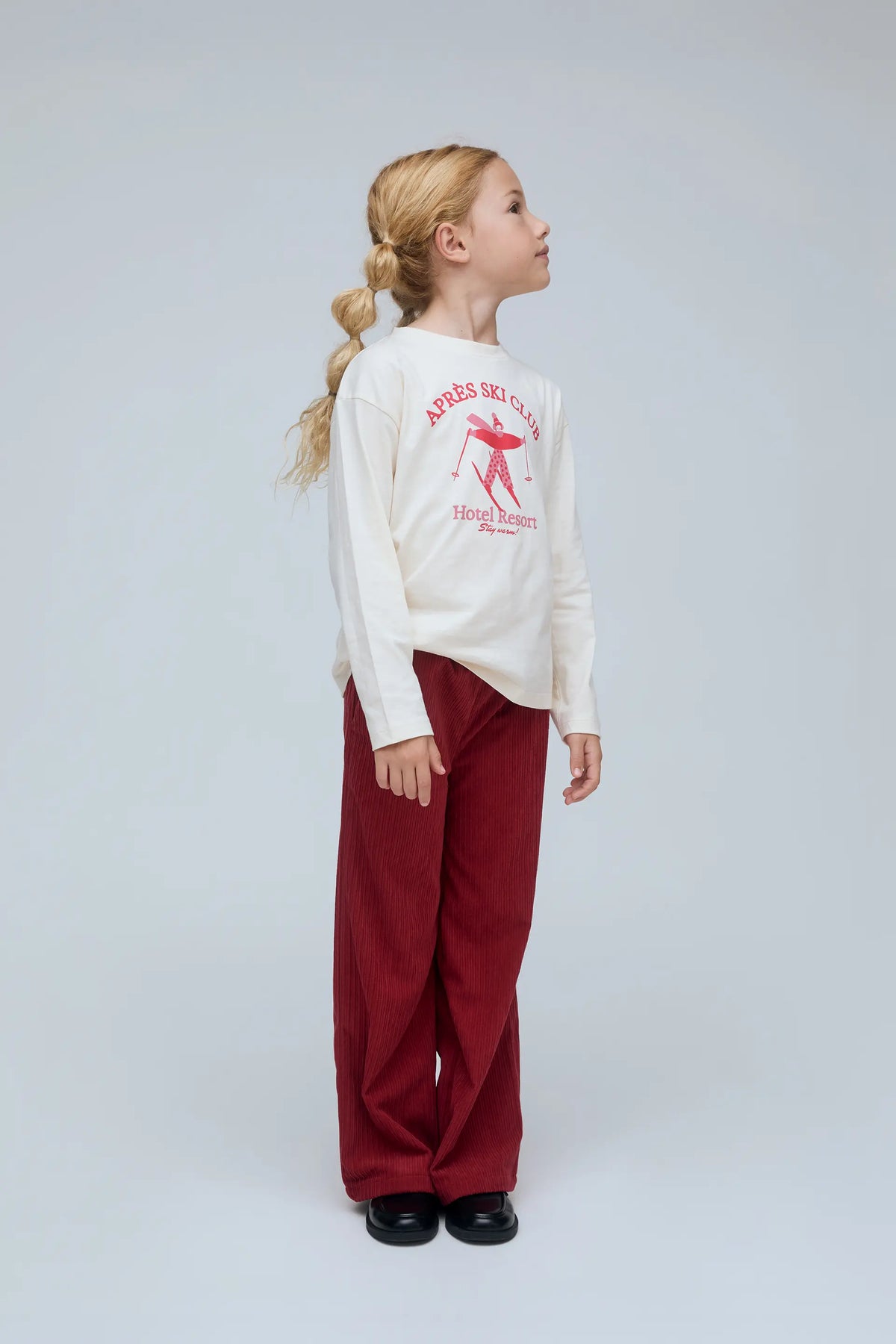 Camiseta 100% algodón de niña con estampado Après Ski Club