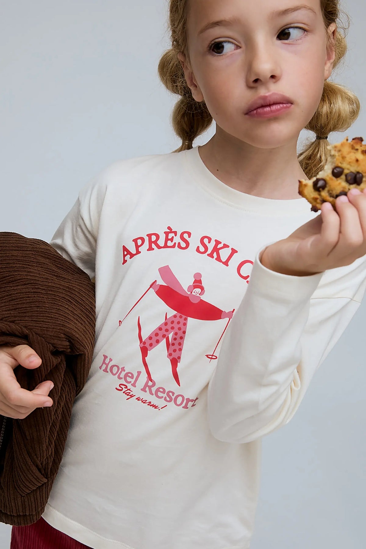Camiseta 100% algodón de niña con estampado Après Ski Club