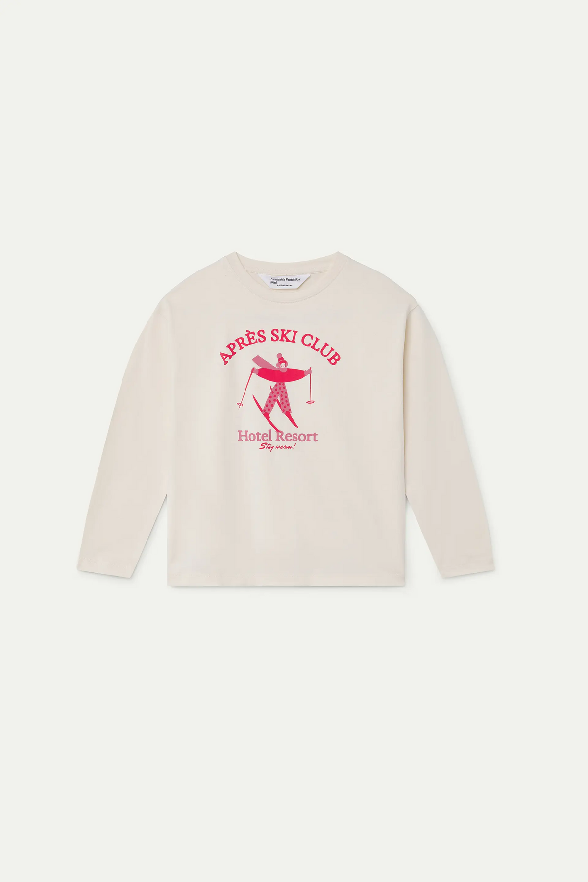 Camiseta 100% algodón de niña con estampado Après Ski Club