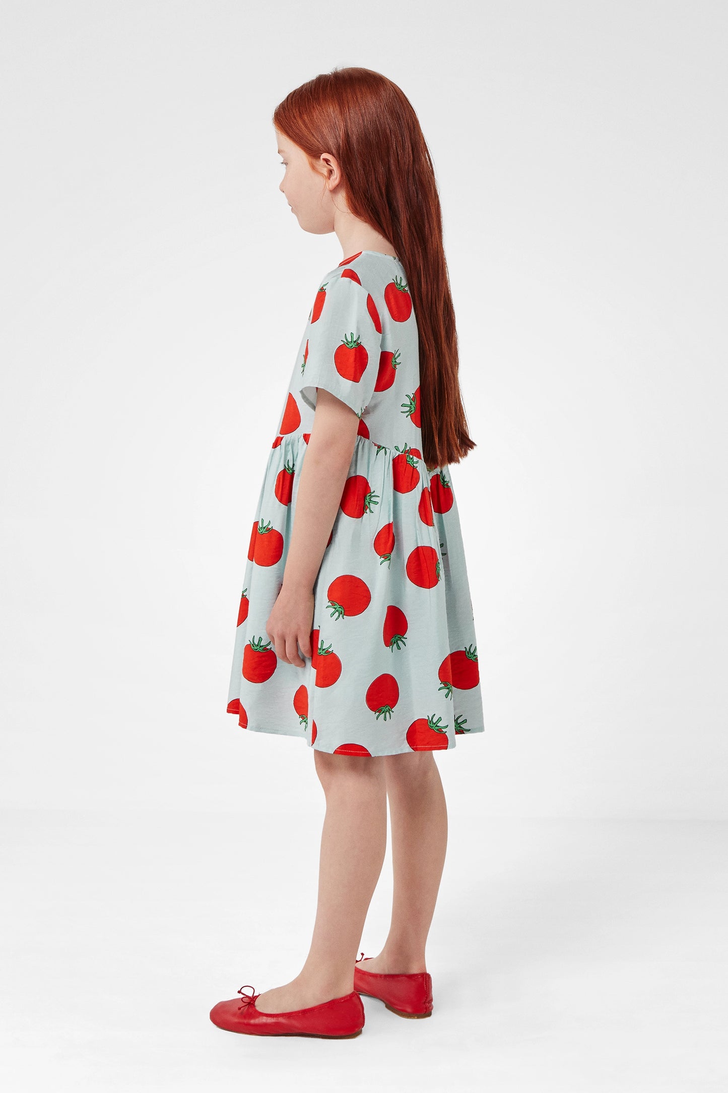 Girl's short dress | Revival: Tomato Collection