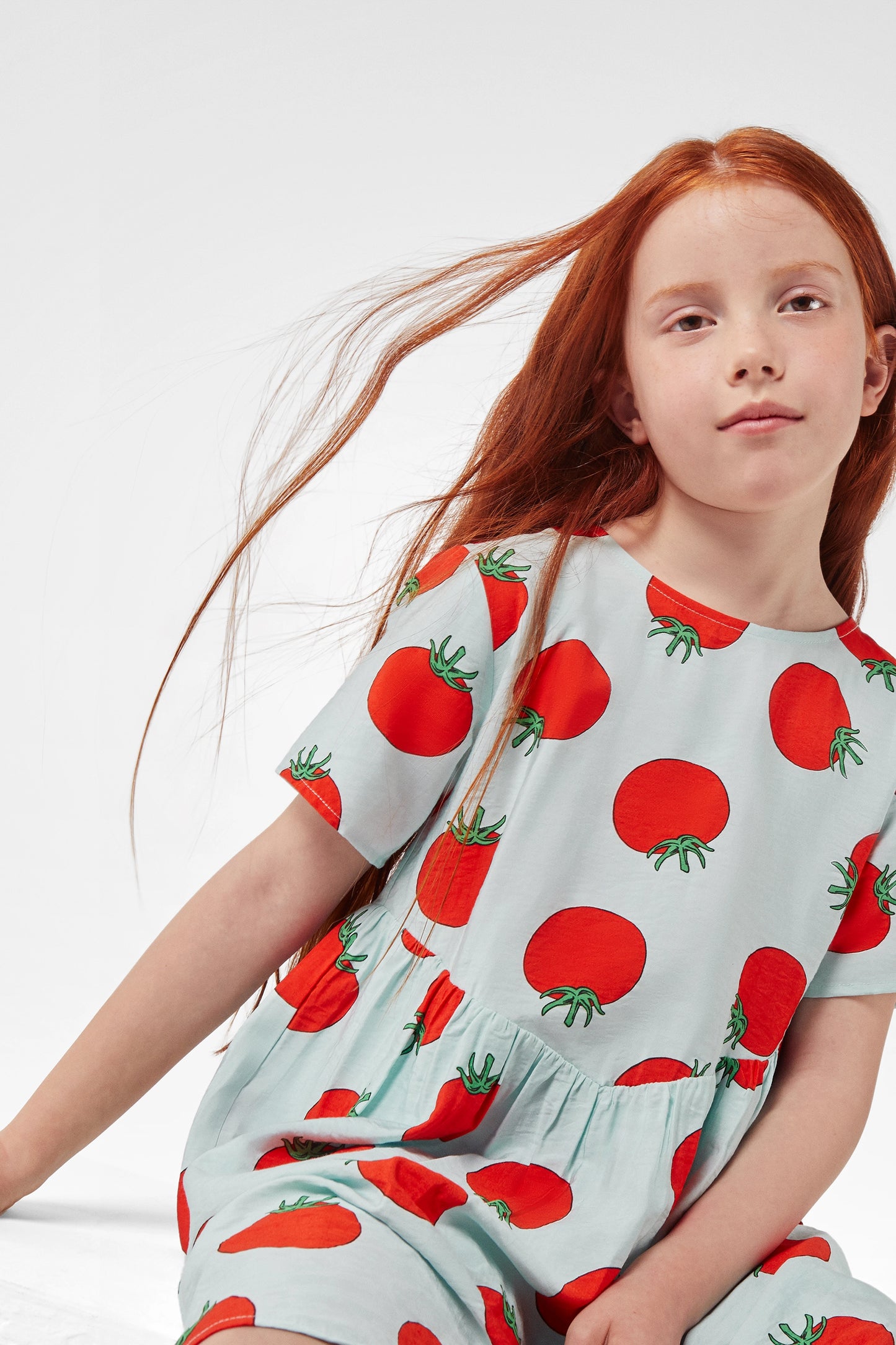 Girl's short dress | Revival: Tomato Collection