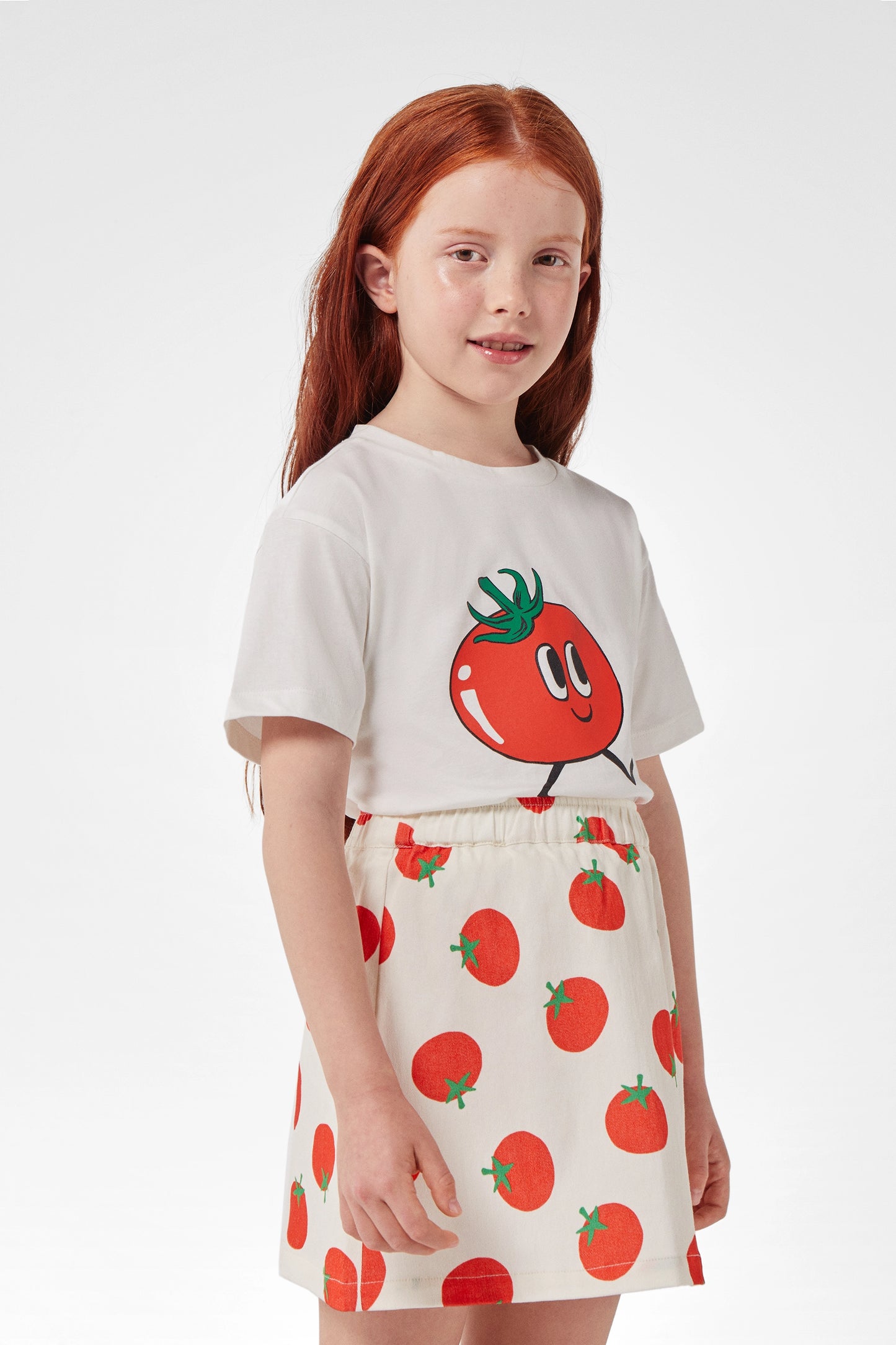 Falda corta de niña | Revival: Tomate Collection